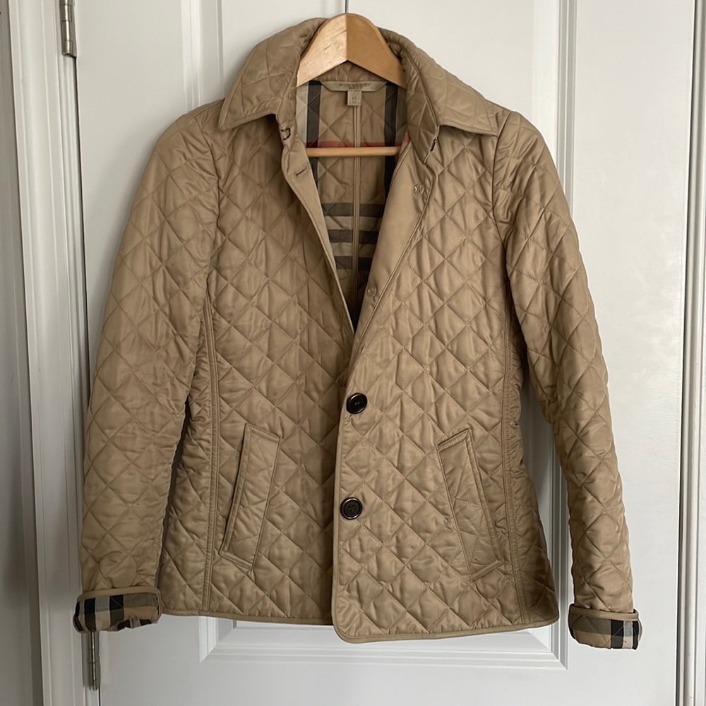 Quilted Burberry Brit Ladies Jacket